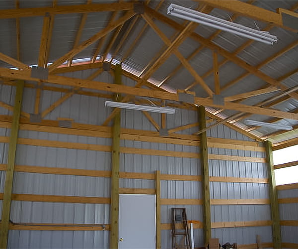 Pole Barn Interior